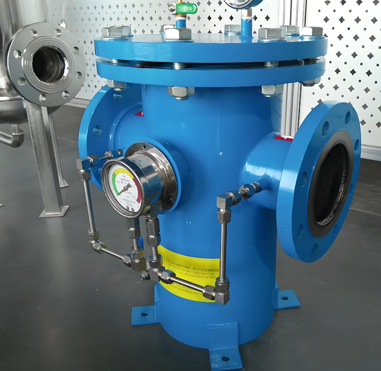 藍式管道過濾器設(shè)備 藍式管道過濾器設(shè)備